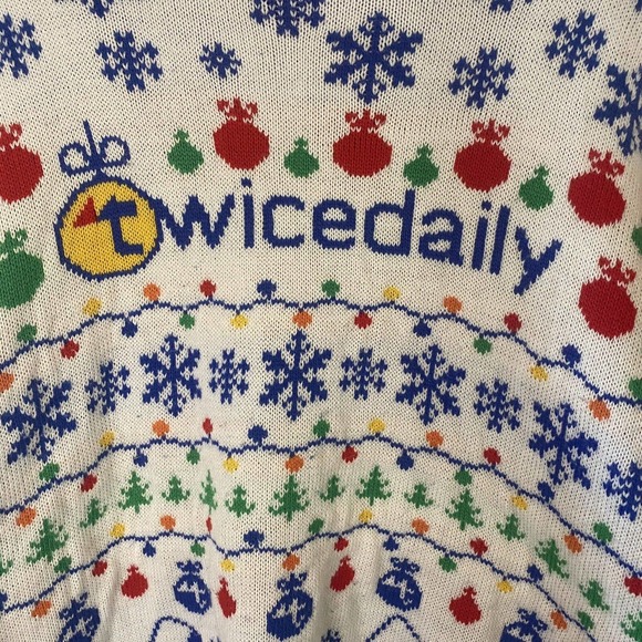 Ugly Christmas Sweater‎ Twice Daily Roody XLarge holiday - Picture 4 of 6